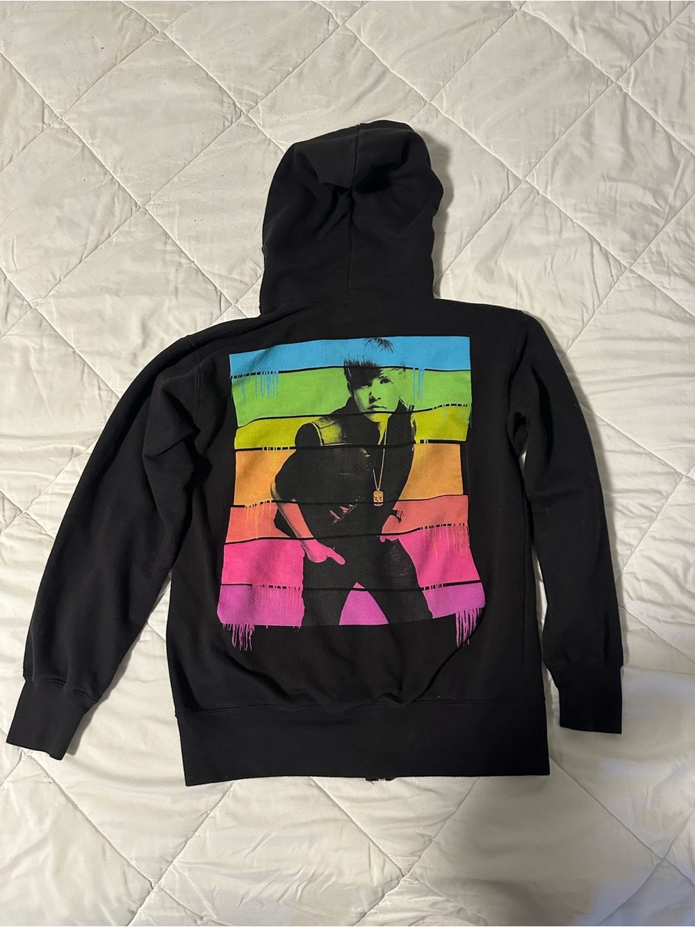 Women’s Y2K Justin Bieber zip up jacket